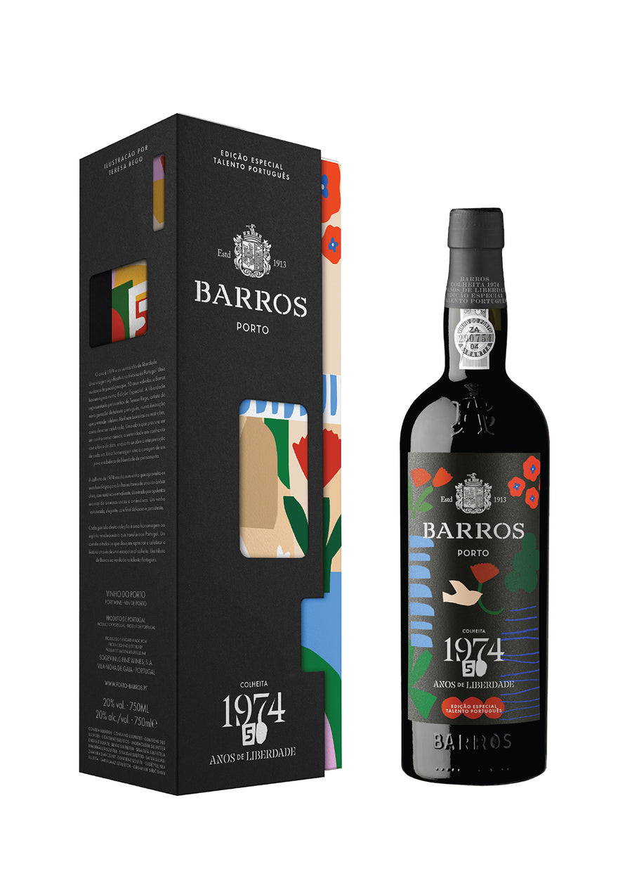 VINHO DO PORTO BARROS COLHEITA 1974 - Edição Especial 25 de Abril