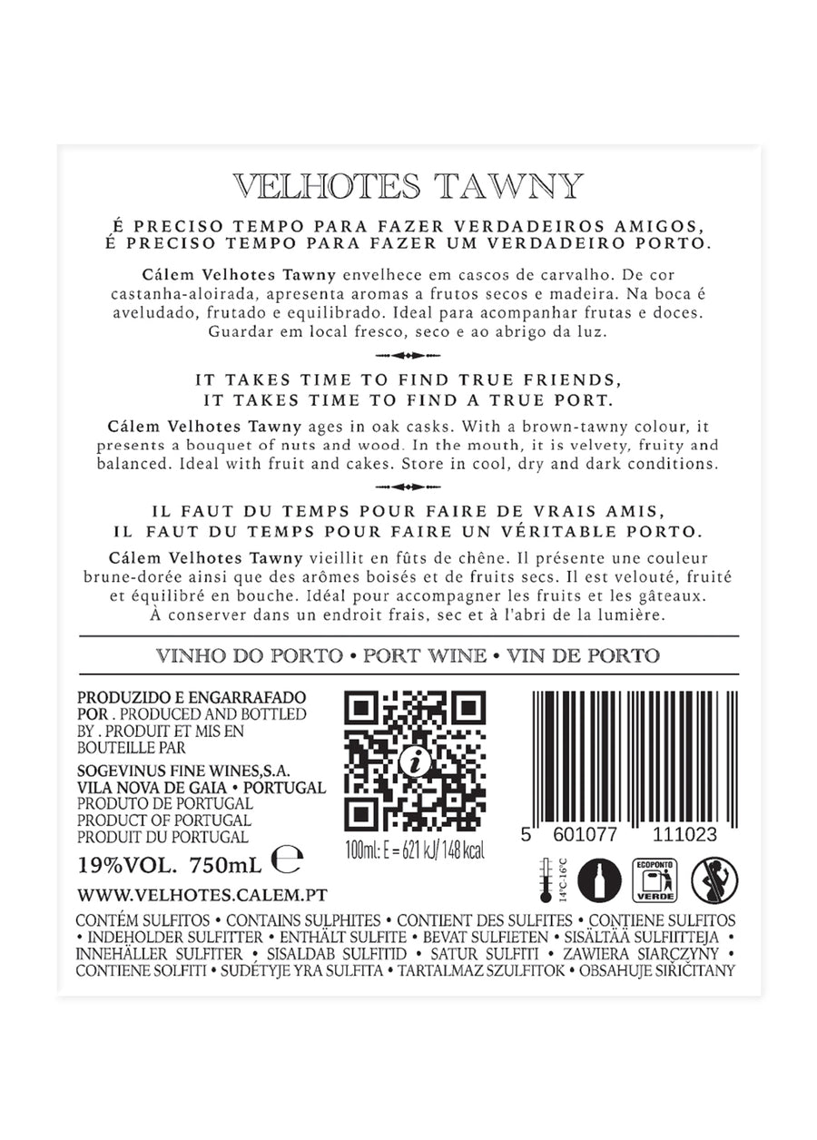 VINHO DO PORTO - VELHOTES TAWNY