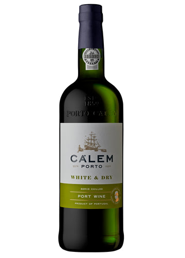 VINHO DO PORTO BRANCO E SECO- CÁLEM 0,75L