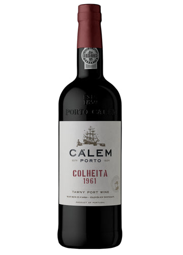 VINHO DO PORTO TINTO - CÁLEM TAWNY COLHEITA 1961 0,75L