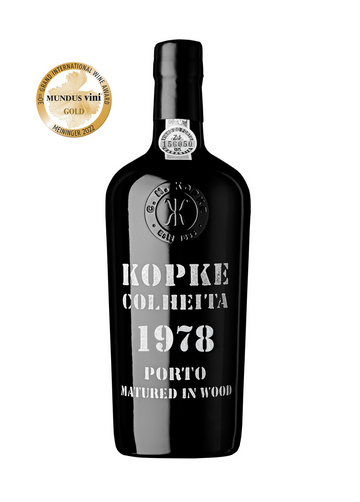 Kopke Colheita 1978 Port wine bottle