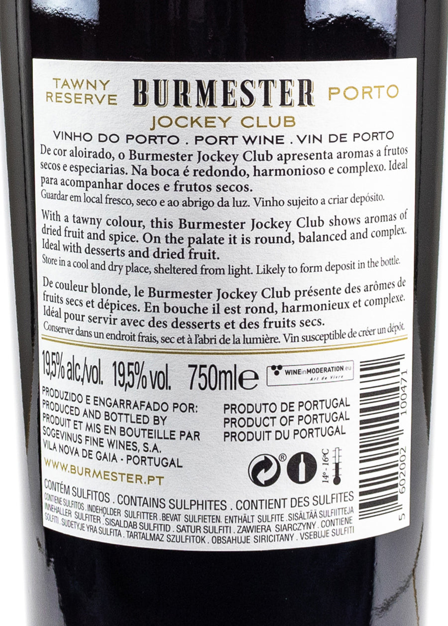 VINHO DO PORTO - BURMESTER JOCKEY CLUB 0,75 L