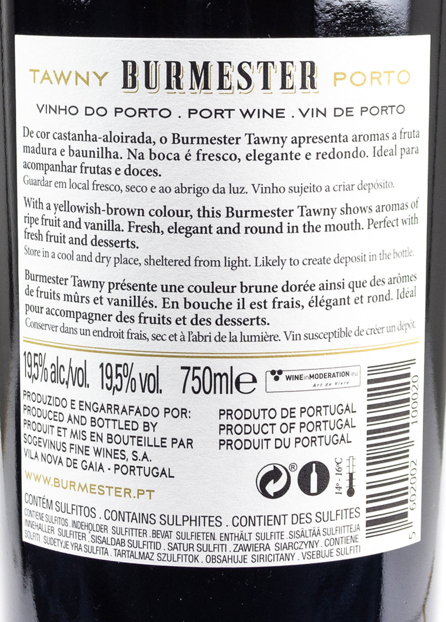 VINHO DO PORTO TINTO - BURMESTER TAWNY 0,75L