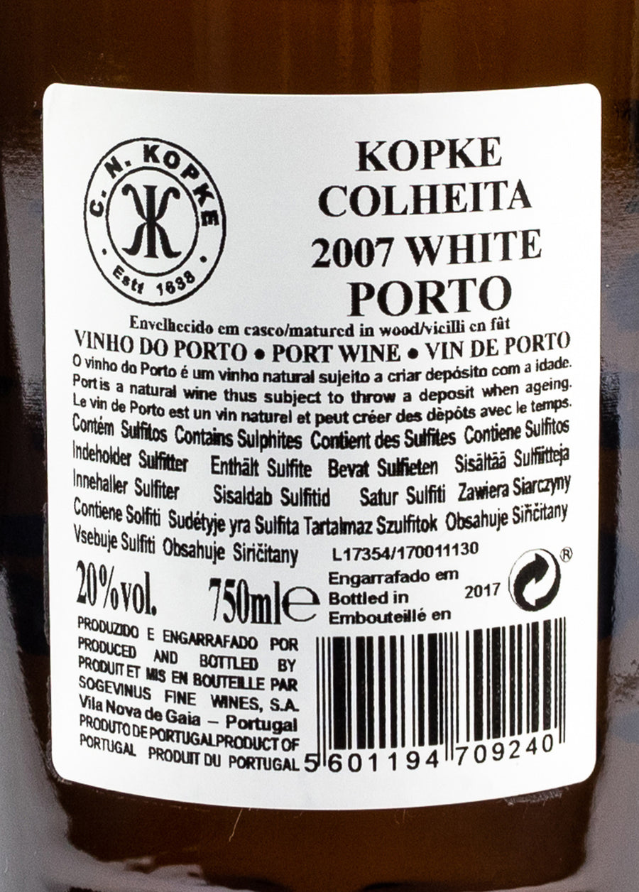 VINHO DO PORTO - KOPKE COLHEITA 2007 WHITE