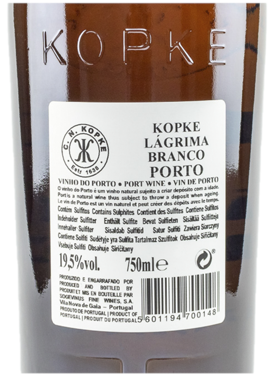 VINHO DO PORTO - KOPKE WHITE LÁGRIMA